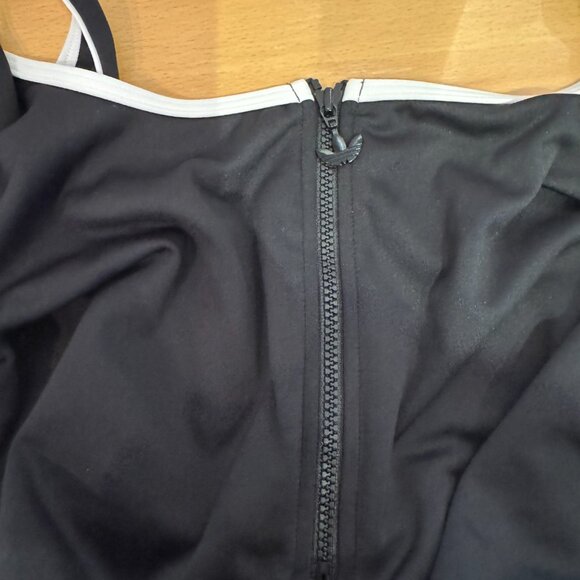 Adidas Originals Adicolor Three-stripe Zip-front Swimsuit - 3X - Picture 5 of 6